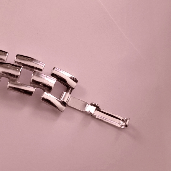 18" CHUNKY Silver-Tone Big Chain Link Choker Collar Necklace - Picture 4 of 6